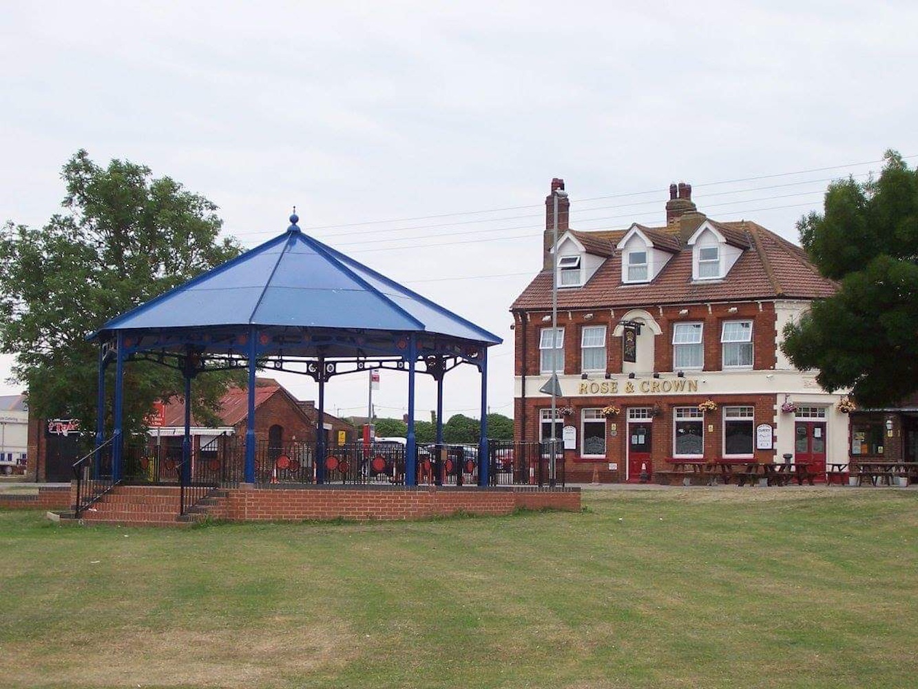 Empty Bandstand Pub
