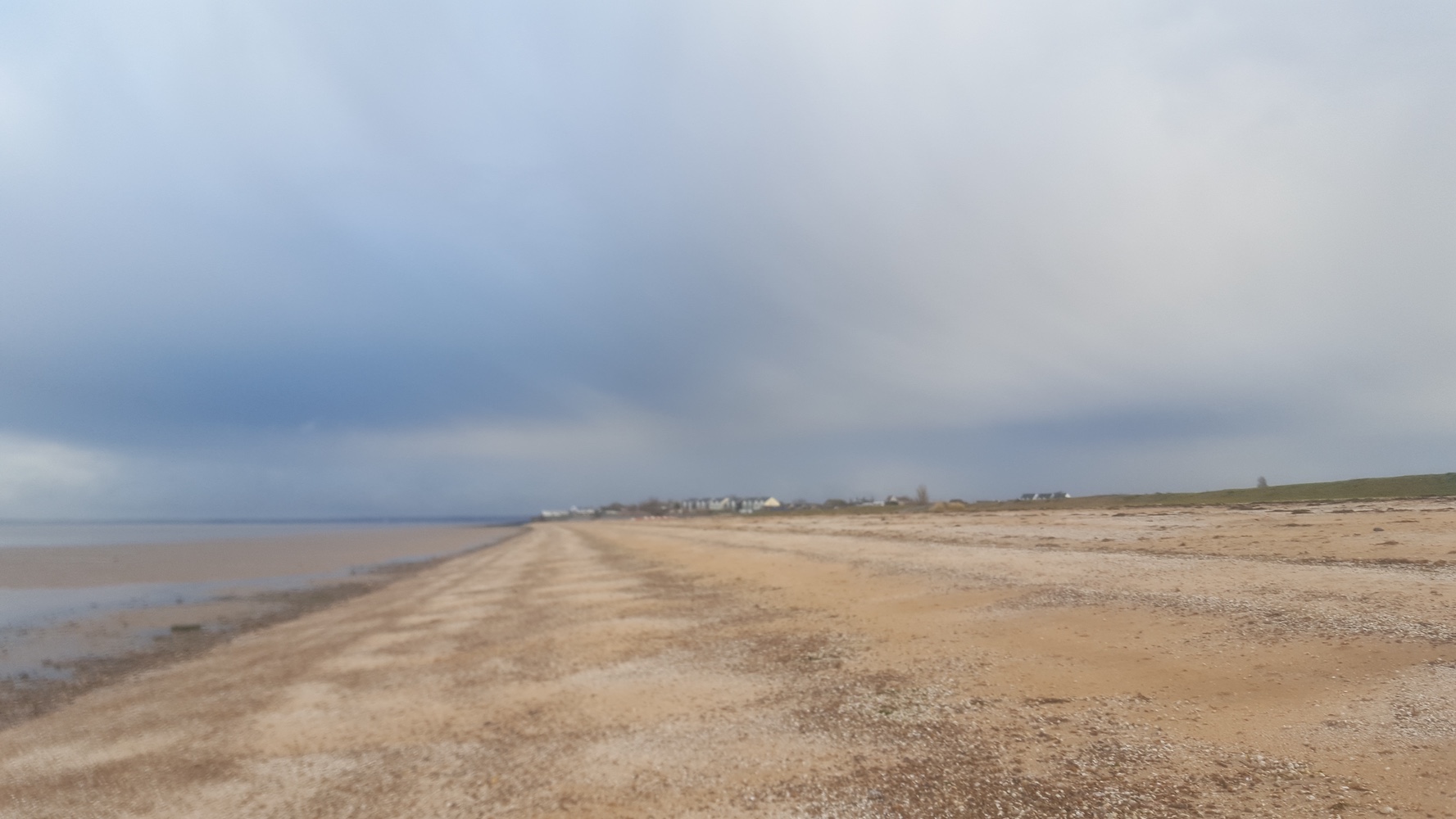 Empty Beach Facing Leysdwon