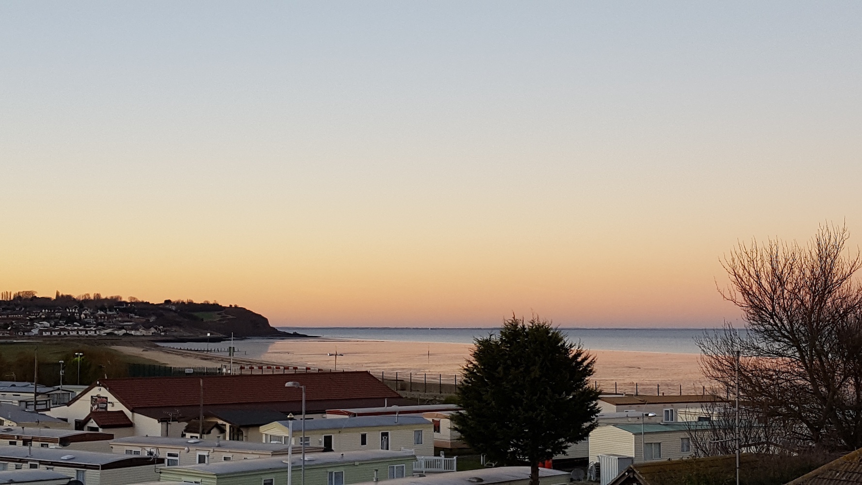 Sunsel Over Central Beach Caravans