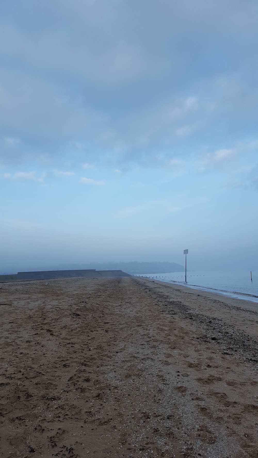 Winter Beach Facing Warden